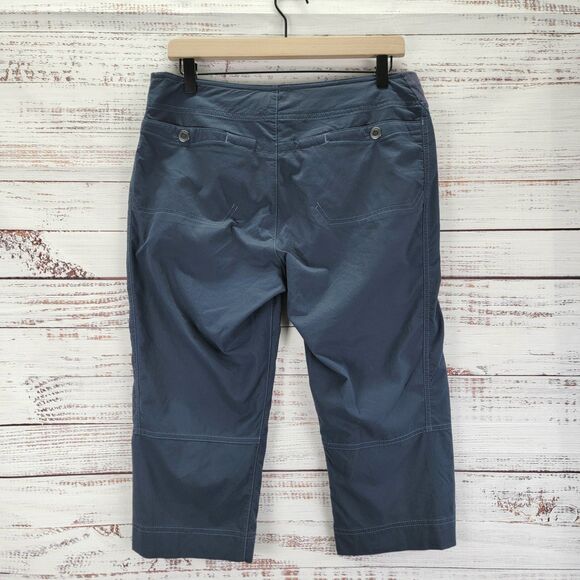 Royal Robbins Womens Size 8 Navy Blue Stretch Capri Cropped Jammers Pants - Picture 8 of 11